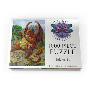 Darstellung des Puzzle Motivs Lunch with a Toothpick Dragon - Ed Beard Jr 1000 Puzzle Schachtel Ansicht3