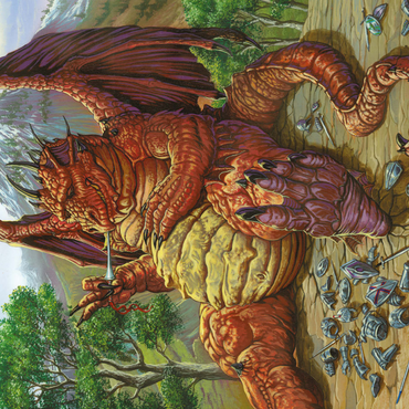 Darstellung des Puzzle Motivs Lunch with a Toothpick Dragon - Ed Beard Jr 1000 Puzzle 3D Modell