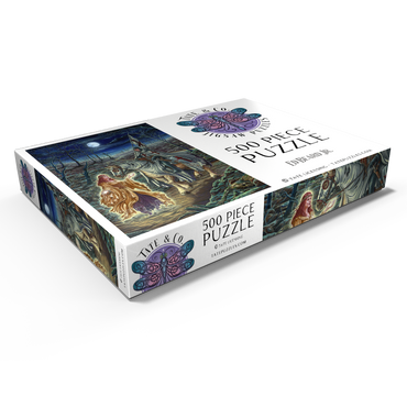 Darstellung des Puzzle Motivs Perilous Forest Knight - Ed Beard Jr 500 Puzzle Schachtel Ansicht1