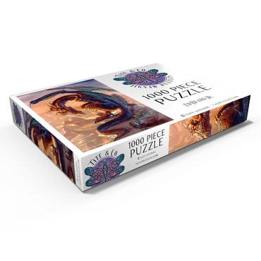 Darstellung des Puzzle Motivs Bravery Misplaced Dragon - Ed Beard Jr 1000 Puzzle Schachtel Ansicht1