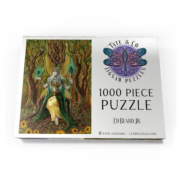 Darstellung des Puzzle Motivs Earth Fairy Elemental - Ed Beard Jr 1000 Puzzle Schachtel Ansicht3