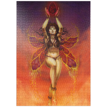 Darstellung des Puzzle Motivs puzzleplate Fire Fairy Elemental - Ed Beard Jr 1000 Puzzle