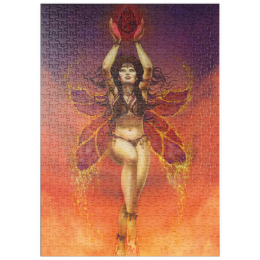 Darstellung des Puzzle Motivs puzzleplate Fire Fairy Elemental - Ed Beard Jr 500 Puzzle