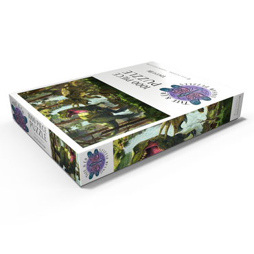 Darstellung des Puzzle Motivs Protection Dinosaurs - Vincent Hie 1000 Puzzle Schachtel Ansicht1