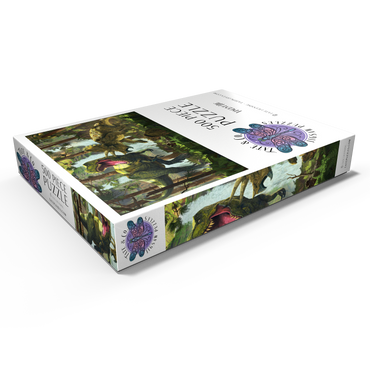 Darstellung des Puzzle Motivs Protection Dinosaurs - Vincent Hie 500 Puzzle Schachtel Ansicht1