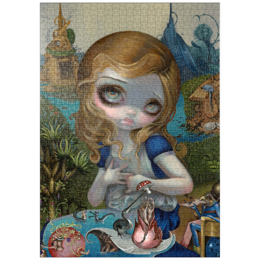 Darstellung des Puzzle Motivs puzzleplate Alice in the Garden of Earthly Delights - Jasmine Becket-Griffith 1000 Puzzle