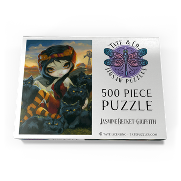 Darstellung des Puzzle Motivs Autumn Kitties - Jasmine Becket-Griffith 500 Puzzle Schachtel Ansicht3