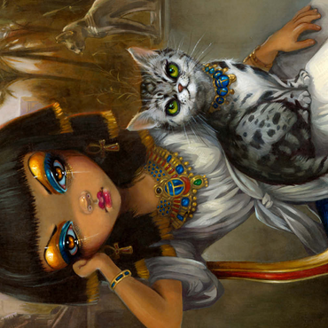 Darstellung des Puzzle Motivs Sanura - Jasmine Becket-Griffith 500 Puzzle 3D Modell