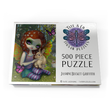 Darstellung des Puzzle Motivs Spring Fairy - Jasmine Becket-Griffith 500 Puzzle Schachtel Ansicht3