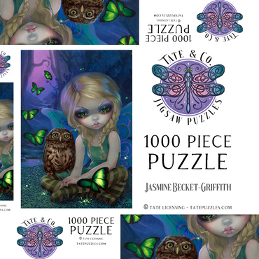 Darstellung des Puzzle Motivs Summer Fairy - Jasmine Becket-Griffith 1000 Puzzle Schachtel 3D Modell