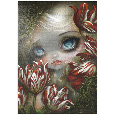 Darstellung des Puzzle Motivs puzzleplate The Language of Flowers 4 - Jasmine Becket-Griffith 1000 Puzzle