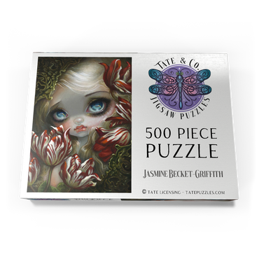 Darstellung des Puzzle Motivs The Language of Flowers 4 - Jasmine Becket-Griffith 500 Puzzle Schachtel Ansicht3