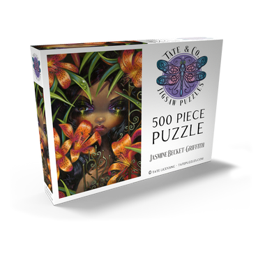 Darstellung des Puzzle Motivs The Language of Flowers 5 - Jasmine Becket-Griffith 500 Puzzle Schachtel Ansicht2