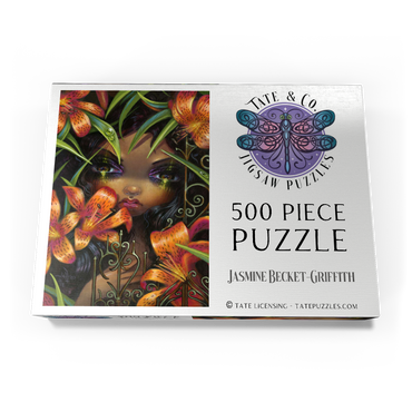 Darstellung des Puzzle Motivs The Language of Flowers 5 - Jasmine Becket-Griffith 500 Puzzle Schachtel Ansicht3