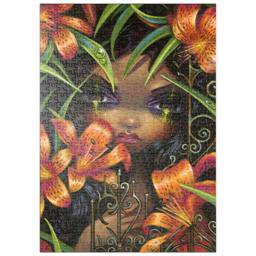 Darstellung des Puzzle Motivs puzzleplate The Language of Flowers 5 - Jasmine Becket-Griffith 500 Puzzle