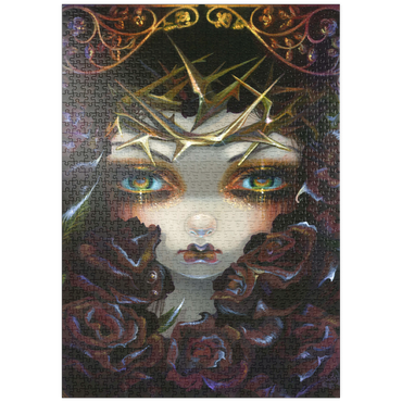 Darstellung des Puzzle Motivs puzzleplate The Language of Flowers 6 - Jasmine Becket-Griffith 1000 Puzzle