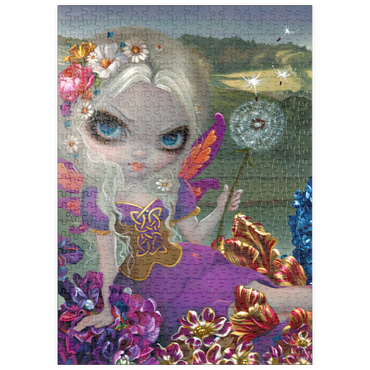 Darstellung des Puzzle Motivs puzzleplate Three Wishes Fairy - Jasmine Becket-Griffith 500 Puzzle