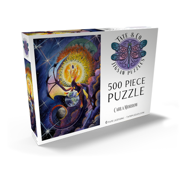 Darstellung des Puzzle Motivs All that Is Dragon - Carla Morrow 500 Puzzle Schachtel Ansicht2