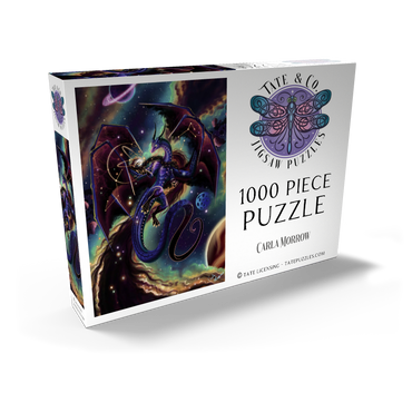 Darstellung des Puzzle Motivs Strength of Light Dragon - Carla Morrow 1000 Puzzle Schachtel Ansicht2