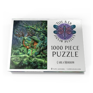 Darstellung des Puzzle Motivs Hidden Guardian Dragon - Carla Morrow 1000 Puzzle Schachtel Ansicht3