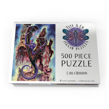 Darstellung des Puzzle Motivs Pillars of Creation Space Dragon - Carla Morrow 500 Puzzle Schachtel Ansicht3