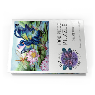 Darstellung des Puzzle Motivs Jewels Upon the Water Dragon - Carla Morrow 1000 Puzzle Schachtel Ansicht3