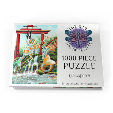 Darstellung des Puzzle Motivs The Empress Dragon - Carla Morrow 1000 Puzzle Schachtel Ansicht3