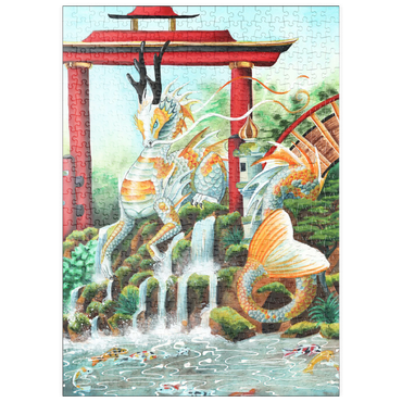 Darstellung des Puzzle Motivs puzzleplate The Empress Dragon - Carla Morrow 500 Puzzle