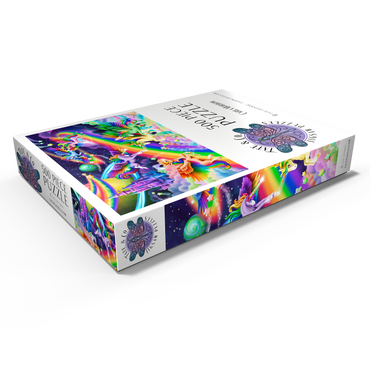 Darstellung des Puzzle Motivs Rainbow Dreams Unicorns - Carla Morrow 500 Puzzle Schachtel Ansicht1