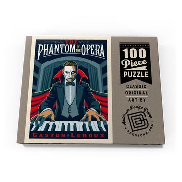 Darstellung des Puzzle Motivs The Phantom Of The Opera: Gaston Laroux, Vintage Poster 100 Puzzle Schachtel Ansicht3