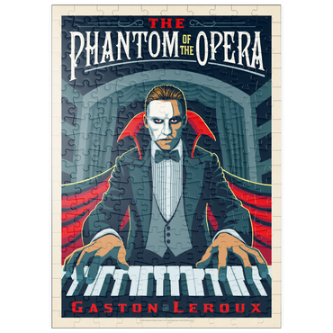 Darstellung des Puzzle Motivs puzzleplate The Phantom Of The Opera: Gaston Laroux, Vintage Poster 200 Puzzle
