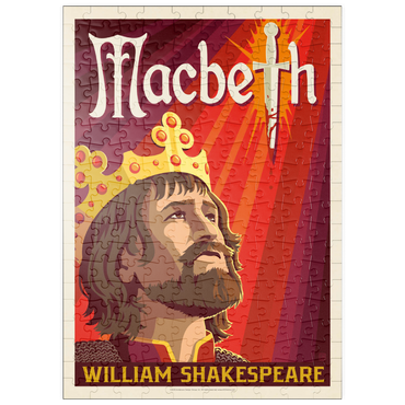 Darstellung des Puzzle Motivs puzzleplate MacBeth: William Shakespeare, Vintage Poster 200 Puzzle