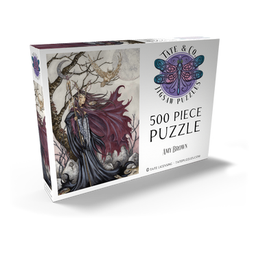 Darstellung des Puzzle Motivs Dark Elf Gothic – Amy Brown 500 Puzzle Schachtel Ansicht2