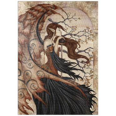 Darstellung des Puzzle Motivs puzzleplate Contemplating Secrets Fairy - Amy Brown 1000 Puzzle