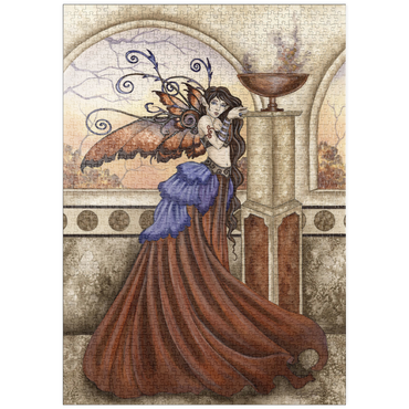 Darstellung des Puzzle Motivs puzzleplate Dawn Blessing Fairy – Amy Brown 1000 Puzzle