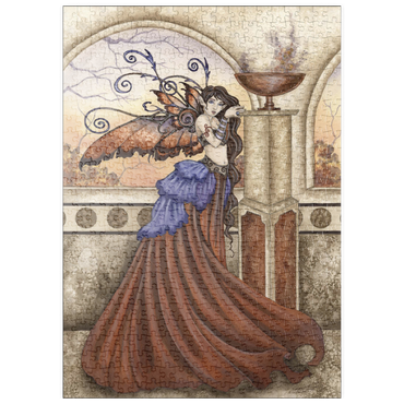 Darstellung des Puzzle Motivs puzzleplate Dawn Blessing Fairy – Amy Brown 500 Puzzle