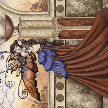 Darstellung des Puzzle Motivs Dawn Blessing Fairy – Amy Brown 500 Puzzle 3D Modell