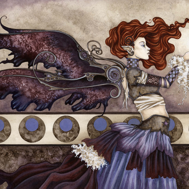 Darstellung des Puzzle Motivs A Singular Wish Fairy – Amy Brown 1000 Puzzle 3D Modell