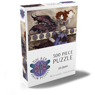 Darstellung des Puzzle Motivs A Singular Wish Fairy – Amy Brown 500 Puzzle Schachtel Ansicht2
