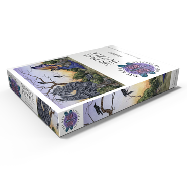 Darstellung des Puzzle Motivs The Stone Guardian Fairy – Amy Brown 500 Puzzle Schachtel Ansicht1