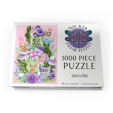 Darstellung des Puzzle Motivs Spring Bunny Bounty Easter - Sheena Pike 1000 Puzzle Schachtel Ansicht3