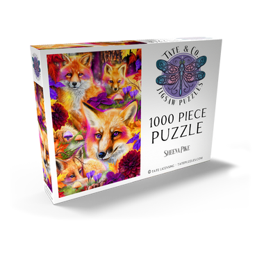 Darstellung des Puzzle Motivs DayDream Red Fox in Forest - Sheena Pike 1000 Puzzle Schachtel Ansicht2