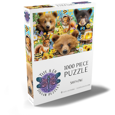 Darstellung des Puzzle Motivs Bees and Honey Bears - Sheena Pike 1000 Puzzle Schachtel Ansicht2