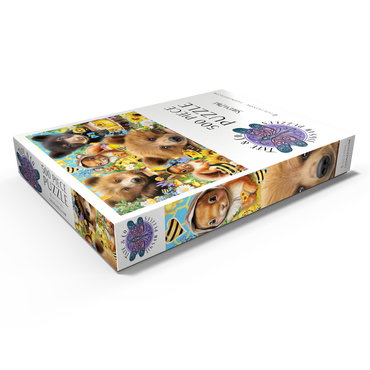 Darstellung des Puzzle Motivs Bees and Honey Bears - Sheena Pike 500 Puzzle Schachtel Ansicht1