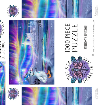 Darstellung des Puzzle Motivs Quacker Jack's Duck Aurora -Anthony Christou 1000 Puzzle Schachtel 3D Modell