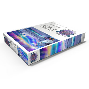 Darstellung des Puzzle Motivs Quacker Jack's Duck Aurora -Anthony Christou 500 Puzzle Schachtel Ansicht1