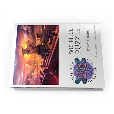 Darstellung des Puzzle Motivs Greek Labyrinth of Alithiiria Mythology -Anthony Christou 500 Puzzle Schachtel Ansicht3