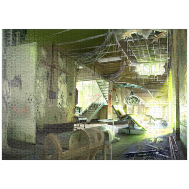Darstellung des Puzzle Motivs puzzleplate Echoes of Asylum Horror Halloween - Anthony Christou 1000 Puzzle
