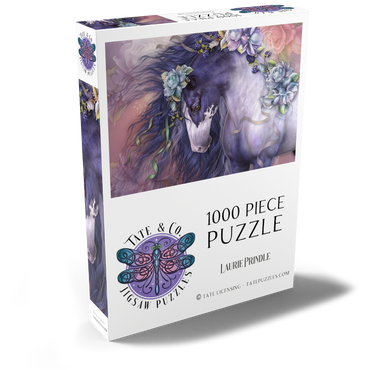 Darstellung des Puzzle Motivs Spring Blossom Horse - Laurie Prindle 1000 Puzzle Schachtel Ansicht2