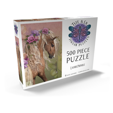 Darstellung des Puzzle Motivs Beau Cheval Horse - Laurie Prindle 500 Puzzle Schachtel Ansicht2